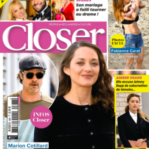 Couverture du magazine Closer du vendredi 17 juin 2022