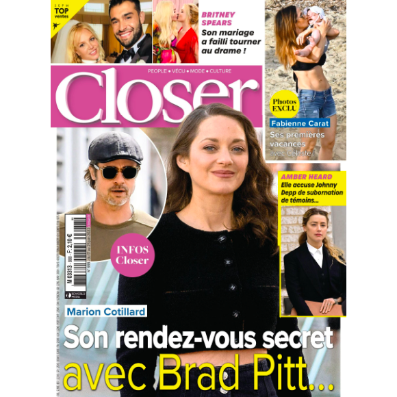 Couverture du magazine Closer du vendredi 17 juin 2022