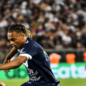 Sekou Mara (gir) vs lors du match de championnat de Ligue 1 Uber Eats opposant les Girondins de Bordeaux au FC Lorient au stade Matmut Atlantique à Bordeaux, France, le 14 mai 2022. Le match s'est terminé par un match nul 0-0. © Thierry Breton/Panoramic/Bestimage