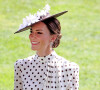 Catherine (Kate) Middleton, duchesse de Cambridge, lors du quatrième jour du Royal Ascot à l'hippodrome d'Ascot dans le Berkshire, Royaume Uni. 