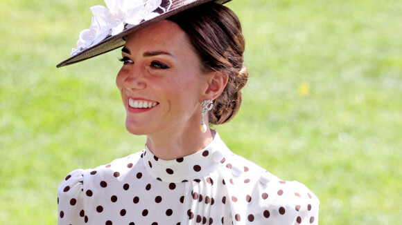 Kate Middleton très chic en robe à pois : un look onéreux et clin d'oeil à Diana au Royal Ascot [PHOTOS]