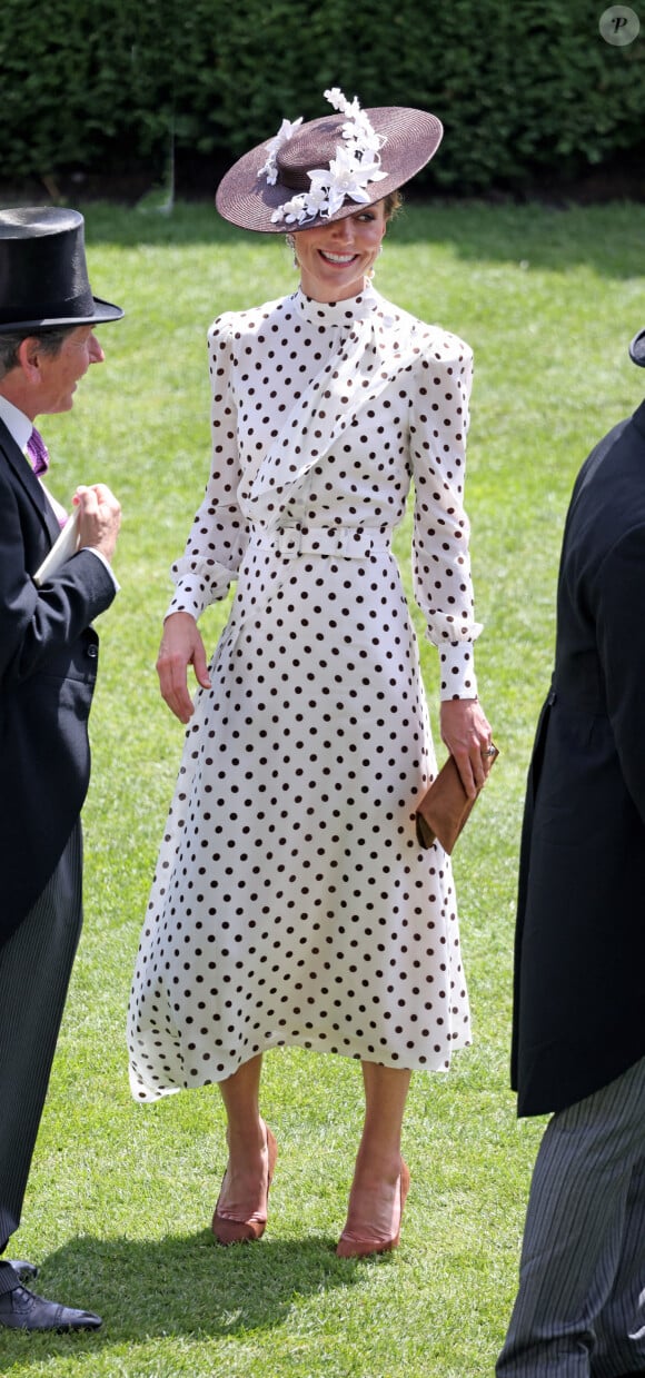 Catherine (Kate) Middleton, duchesse de Cambridge, lors du quatrième jour de la Royal Ascot 2022 à l'hippodrome d'Ascot dans le Berkshire, Royaume Uni, le 17 juin 2022. 