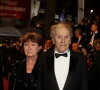 Marianne Hoepfner et son mari Jean-Louis Trintignant - Montée des marches du film "Happy End" lors du 70ème Festival International du Film de Cannes. Le 22 mai 2017. © Borde-Jacovides-Moreau/Bestimage 