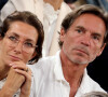 Anne-Claire Coudray et son compagnon Nicolas Vix en tribune (jour 13) lors des Internationaux de France de Tennis de Roland Garros 2022 à Paris, France, le 3 juin 2022