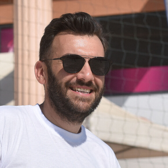 Laurent Ournac, parrain de la Ligue Contre l'Obésité participe à un tournoi de beach tennis à l'Odysseum de Montpellier. Le 11 septembre 2016 © Giancarlo Gorassini / Bestimage 