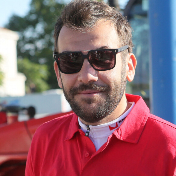 Laurent Ournac - L'équipe de l'Etape du Coeur 2016 pour le compte de Mécénat Chirurgie Cardiaque se prépare au départ à Bourg-Saint-Andéol, le 15 juillet 2016. © CVS/Bestimage 