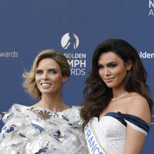 Sylvie Tellier et Diane Leyre, miss France 2022 - Cérémonie de clotûre du 61ème Festival de Télévision de Monte Carlo le 21 juin 2022. © Denis Guignebourg/Bestimage