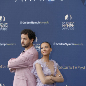 Eric Antoine et Amandine Petit, miss France 2021 - Cérémonie de clotûre du 61ème Festival de Télévision de Monte Carlo le 21 juin 2022. © Denis Guignebourg/Bestimage  Closing ceremony of the 61st Monte Carlo Television Festival on June 21, 2022. 