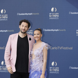 Eric Antoine et Amandine Petit, miss France 2021 - Cérémonie de clotûre du 61ème Festival de Télévision de Monte Carlo le 21 juin 2022. © Denis Guignebourg/Bestimage  Closing ceremony of the 61st Monte Carlo Television Festival on June 21, 2022. 