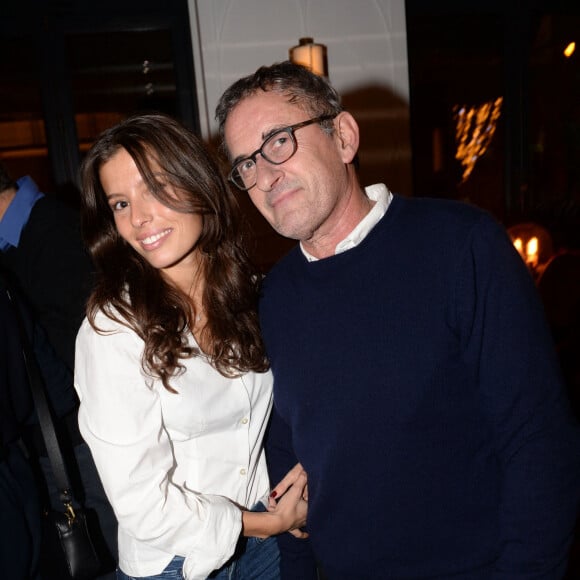 Exclusif - Christophe Dechavanne et sa fille Ninon à l'after-party du film "Holy Lands" au restaurant le Beefbar (Rue Marbeuf dans le 8ème arrondissement) à Paris, France, le 4 décembre 2018. © Rachid Bellak/Bestimage