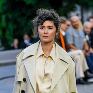 Audrey Tautou lors du défilé de mode Homme printemps-été 2023 Ami - Alexandre Mattiussi, au Sacré-Coeur à Paris, France, le 23 juin 2022. 