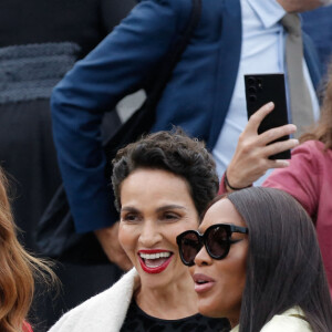 Carla Bruni-Sarkozy, Farida Khelfa, Naomi Campbell - Arrivées au défilé de mode Hommes printemps-été "AMI" au Sacré Coeur à Paris. Le 23 juin 2022 © Veeren-Christophe Clovis / Bestimage 