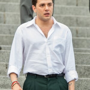 Xavier Dolan - Les célébrités arrivent au défilé de mode Homme Ami printemps-été 2023 au Sacré-Coeur à Paris, France, le 23 juin 2022. © Baptiste Autissier/Panoramic/Bestimage 