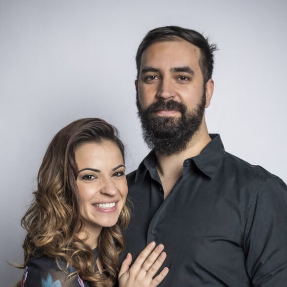 Exclusif -  Denitsa Ikonomova et son Frere Pavel Ikonomova - Backstage - Enregistrement de l'émission "La Chanson secrète 11" à Paris, diffusée le 24 juin sur TF1.