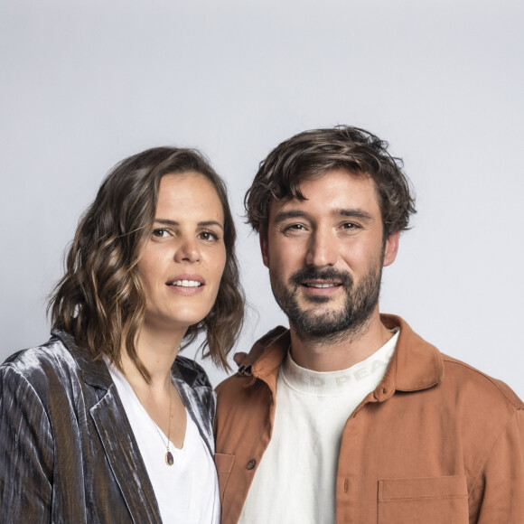 Exclusif - Jeremy Frerot et sa femme Laure Manaudou - Backstage - Enregistrement de l'émission "La Chanson secrète 11" à Paris, diffusée le 24 juin sur TF1.