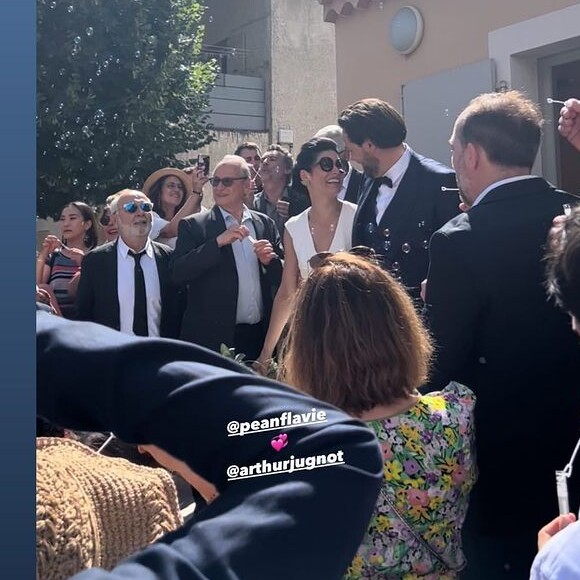 Gérard Jugnot au mariage de son fils Arthur. Instagram, juin 2022.