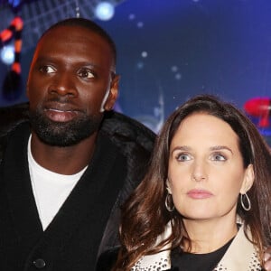 Omar Sy et sa femme Hélène - Lancement de "1,2,3... Noël" lors de l'inauguration des vitrines et du sapin de Noël 2021 des Galeries Lafayette Haussmann 2021 à Paris. Le 17 novembre 2021