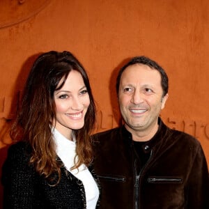 Mareva Galanter et son compagnon Arthur (Jacques Essebag) - People au village des internationaux de France de tennis à Roland Garros à Paris 5 juin 2016. © Dominique Jacovides / Bestimage 