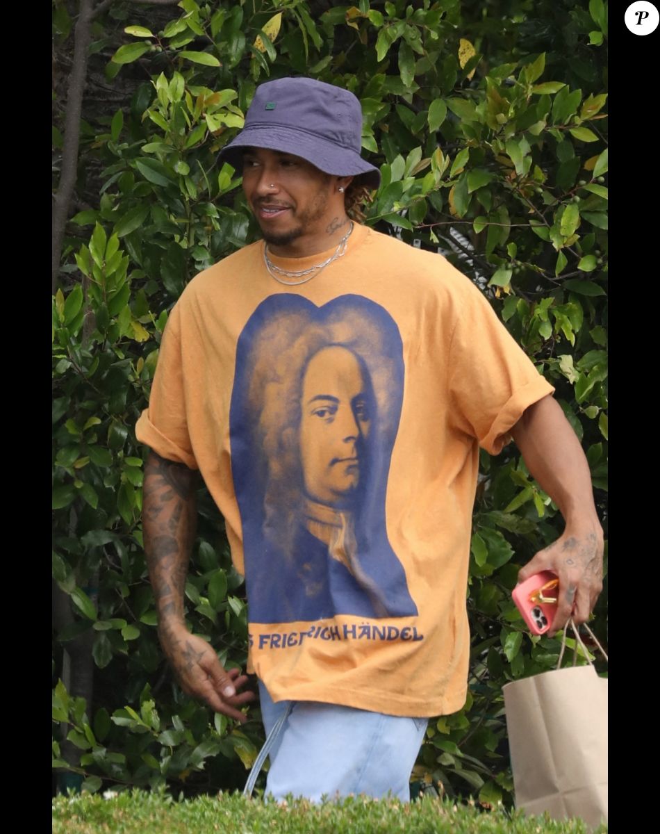 Exclusif - Lewis Hamilton a dîné avec un ami au restaurant Cecconi à West Hollywood le 22 juin 2022.