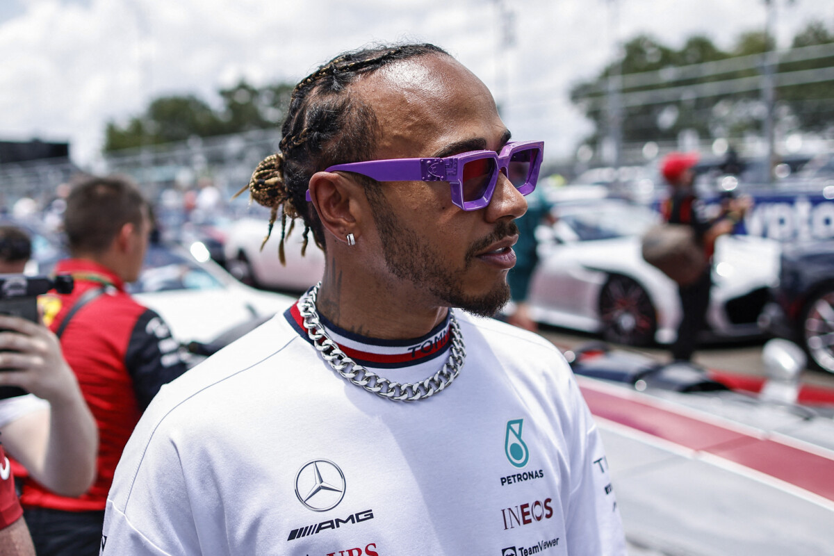 Photo : Lewis Hamilton lors du Grand Prix de Formule 1 (F1) de Miami ...