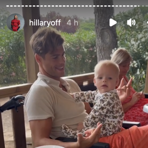 Hillary Vanderosieren et Giovanni Bonamy passent leur lune de miel au camping en famille - Instagram