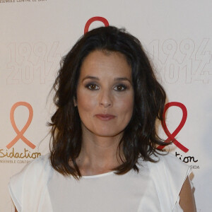 Faustine Bollaert - Soirée de lancement de la campagne 2014 du Sidaction au Musée du Quai Branly à Paris, le 10 mars 2014.