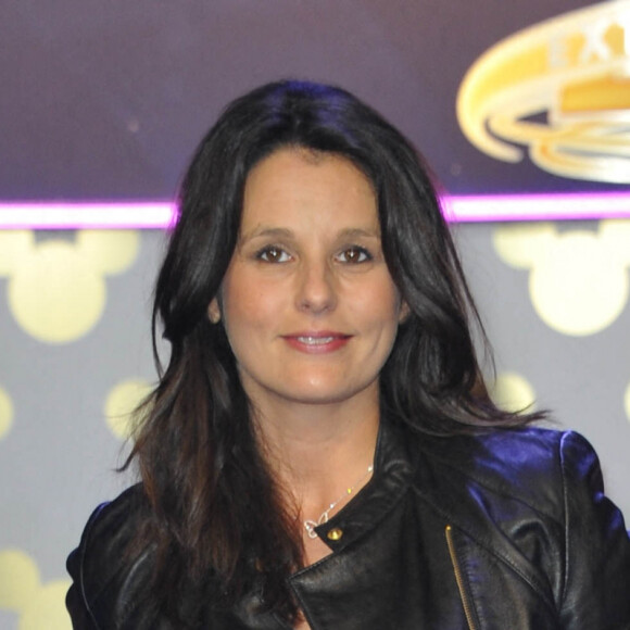 Faustine Bollaert enceinte - Prolongation du 20eme anniversaire de Disneyland Paris, le 23 mars 2013. 