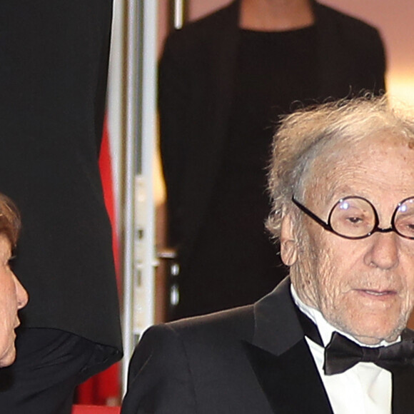 Jean-Louis Trintignant (Lunettes à l'envers) - Montée des marches du film "Happy End" lors du 70ème Festival International du Film de Cannes. Le 22 mai 2017. © Borde-Jacovides-Moreau / Bestimage 