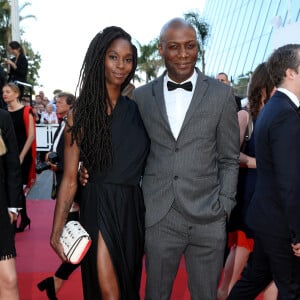 Harry Roselmack et sa femme Chrislaine - Montée des marches du film " Les Filles du Soleil " lors du 71ème Festival International du Film de Cannes. Le 12 mai 2018 © Borde-Jacovides-Moreau/Bestimage 