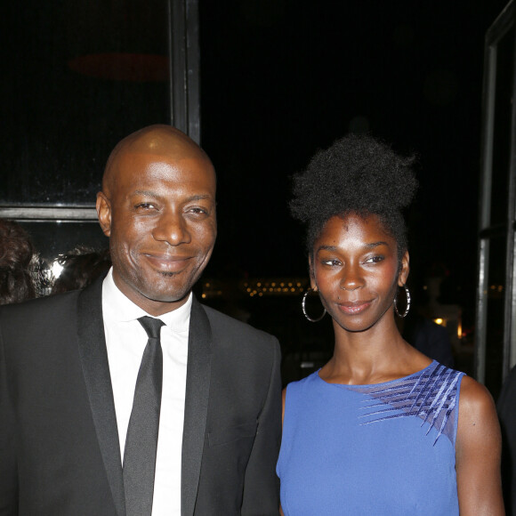 Harry Roselmack et sa femme Chrislaine - People lors du dîner d'ouverture du 42ème Festival du cinéma Américain de Deauville. Le 2 septembre 2016 © Christophe Aubert via Bestimage 