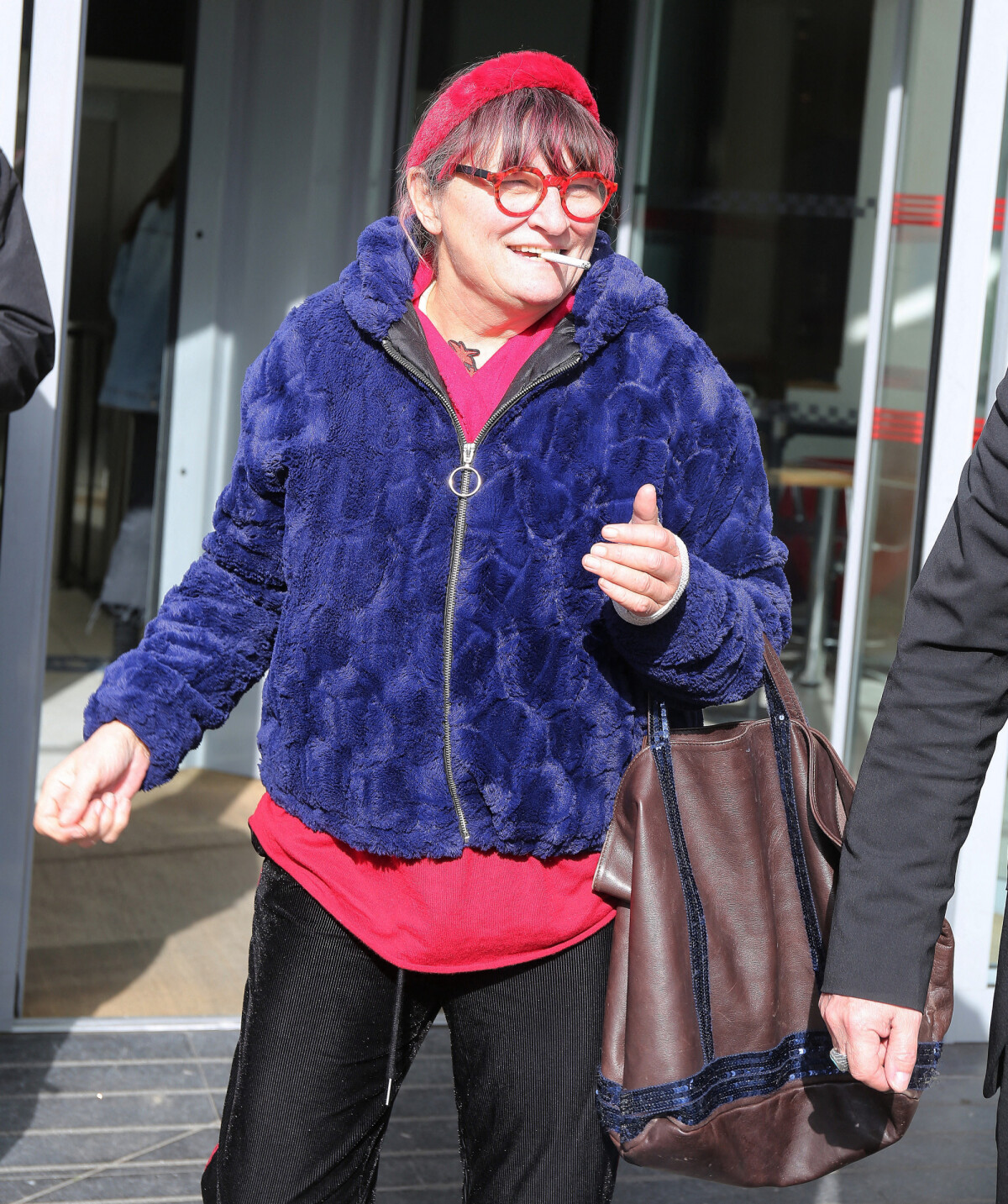 Photo Exclusif Christine Bravo Arrivées et sorties dans les