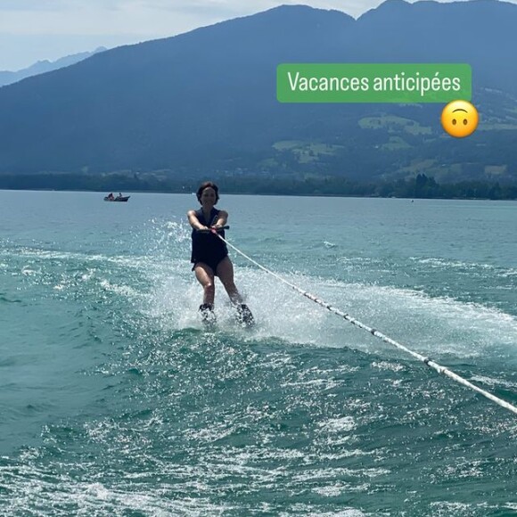 Nathalie Péchalat en vacances anticipées, le 5 juillet 2022