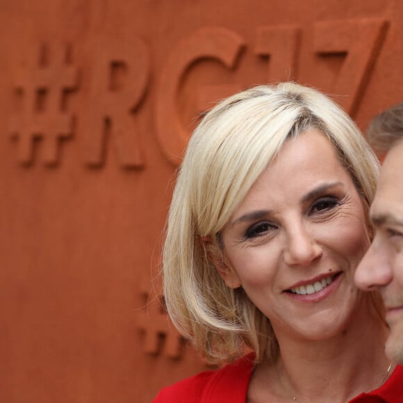 Renaud Capuçon et sa femme Laurence Ferrari - Les célébrités au village des internationaux de tennis de Roland Garros à Paris le 4 juin 2017. © Dominique Jacovides-Cyril Moreau/Bestimage