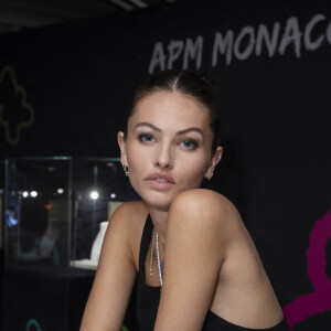 Thylane Blondeau lors de la soirée des 40 ans du bijoutier "APM Monaco" à la plage La Môme lors du 75ème Festival International du Film de Cannes le 21 mai 2022. © Jack Tribeca / Bestimage 