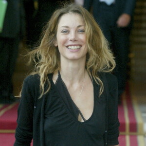 Mallaury Nataf, lors du mariage d'Henri Leconte et Florentine à la mairie de Levallois-Perret le 9 septembre 2005.
