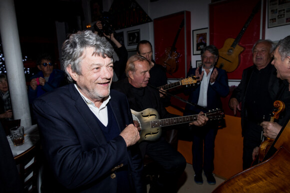 Semi-Exclusif - No Web - Jean-Louis Borloo - Soirée en l'honneur de Nathalie Baye, organisée par Louis Michel Colla, à La Chope des Puces, restaurant mythique de Marcel Campion à Saint-Ouen. Le 30 avril 2018 © Cyril Moreau / Bestimage