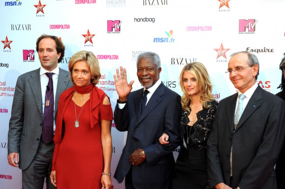 Valérie Pecresse, Kofi Annan, Mélanie Laurent et Axel Kahn en 2009. Ammar Abd Rabbo/ABACAPRESS.COM