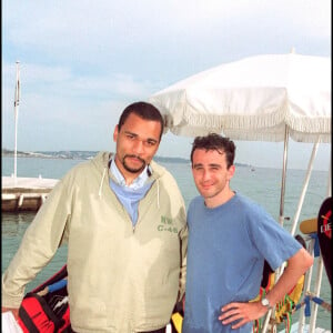 Elie Semoun et Dieudonné à Cannes en 1994. 