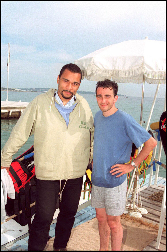Elie Semoun et Dieudonné à Cannes en 1994. 
