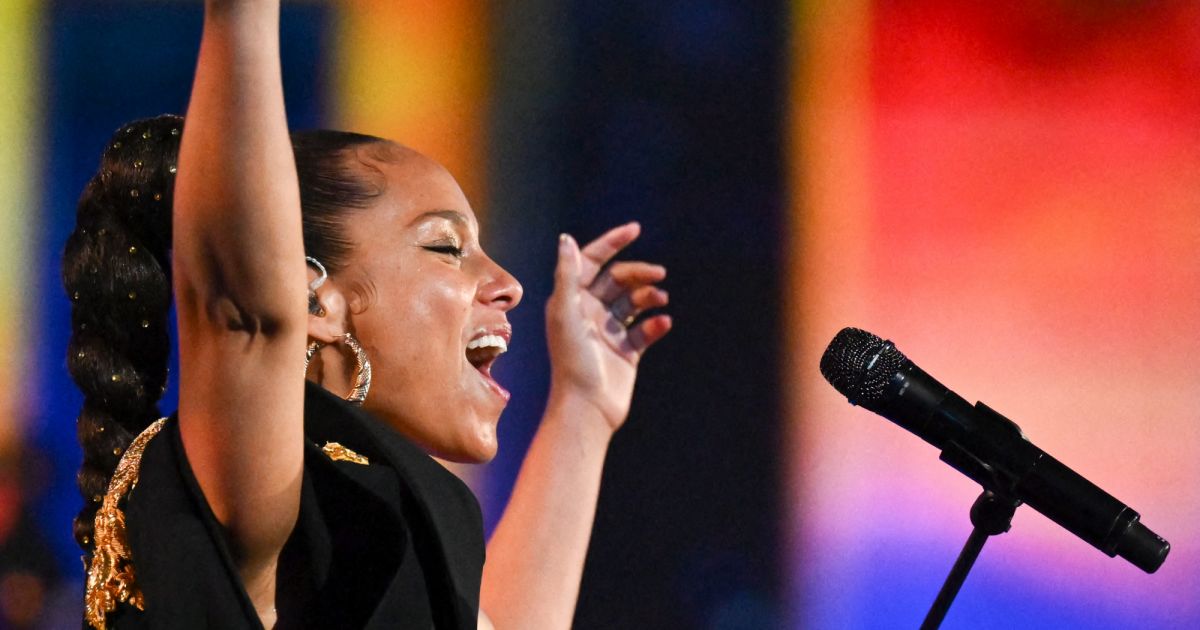 Alicia Keys - Concert devant le palais de Buckingham à Londres, à l
