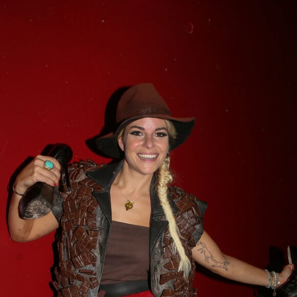 Sophie Tapie - Backstage du défilé du 21ème salon du chocolat à la porte de Versailles à Paris le 27 octobre 2015. © CVS / Bestimage