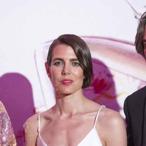 Charlotte Casiraghi et son mari Dimitri Rassam lors du Bal de la Rose 2022 au Sporting Club de Monaco en faveur de la Fondation Princesse Grace le 8 juillet 2022. © Cyril Moreau / Pool Monaco / Bestimage 