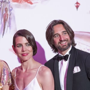 Charlotte Casiraghi et son mari Dimitri Rassam lors du Bal de la Rose 2022 au Sporting Club de Monaco en faveur de la Fondation Princesse Grace le 8 juillet 2022. © Cyril Moreau / Pool Monaco / Bestimage 