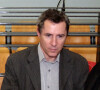 Jacques Viguier photographié avec ses avocats Maître Eric Dupond-Moretti et Maître Jacques Levy dans la salle d'audience de la Cour d'Assises du Tarn lors de son proces en appel à Albi, France