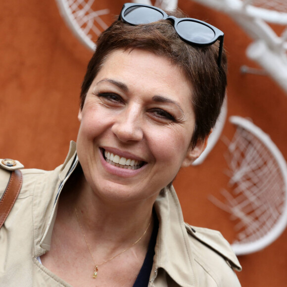 Valérie Benguigui - People au 9e jour de Roland Garros le 4 juin 2012.