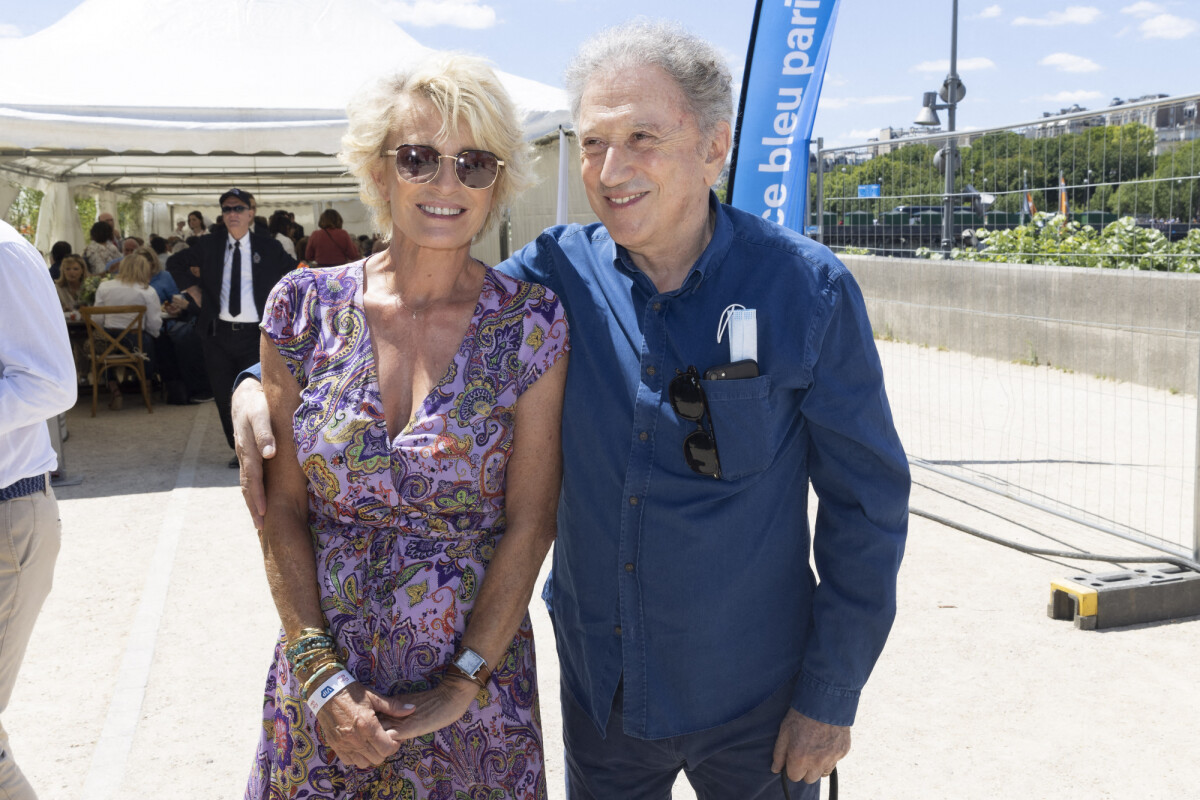 Photo : Sophie Davant, Michel Drucker - Festival des Livres et des