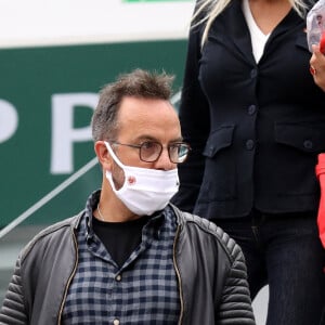 Jarry (Anthony Lambert) dans les tribunes des Internationaux de France de tennis de Roland Garros à Paris, France, le 4 juin 2021. © Dominique Jacovides/Bestimage 