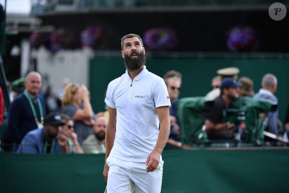 Benoît Paire lors du tournoi de tennis de Wimbledon, le 28 juin 2022.