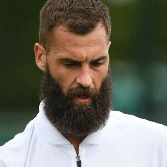 Benoit Paire - France au tournoi de Wimbledon (Jour 1) au All England Lawn Tennis and Croquet Club à Londres, Royaume Uni, le 27 juin 2022. © Chryslene Caillaud/Panormic/Bestimage