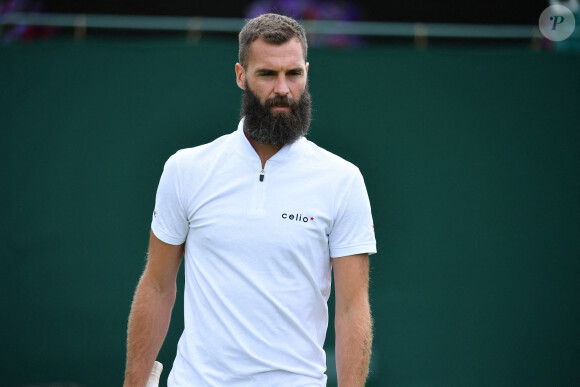 Benoît Paire lors du tournoi de tennis de Wimbledon, le 28 juin 2022.